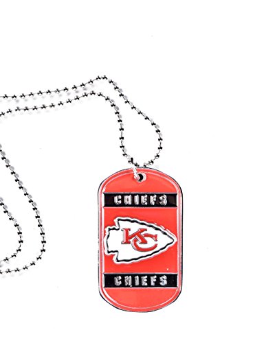 Siskiyou Sports NFL Kansas City Chiefs Dog Tag Necklace, 36-Inch