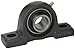 Hub City PB251DRWX1-3/16 Pillow Block Mounted Bearing, Normal Duty, High Shaft Height, Relube, Setscrew Locking Collar, Wide Inner Race, Ductile Housing, 1-3/16" Bore, 1.82" Length Through Bore, 1.687" Base To Height