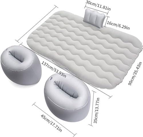 Lit gonflable de voyage amovible contre la fatigue en route