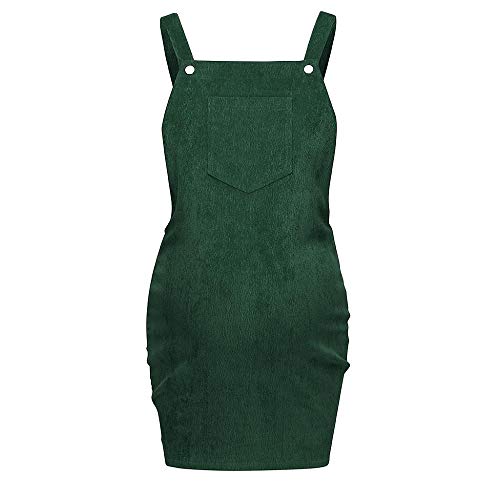 Preisvergleich Produktbild Doublehero Damen Umstandskleider Schwanger Kleider Sommer Mode Ärmellos Casual Sweatkleid Sling Overall Einfarbig Elegant Partykleider Schwangerschaft Pflege-Kleid Schlafanzug Stillkleid Oberteile