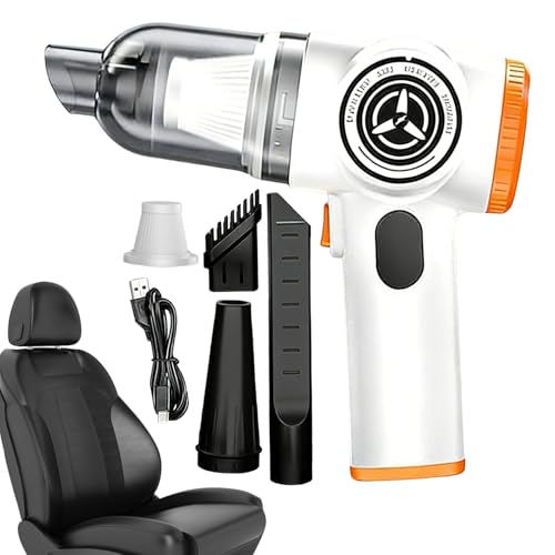 Renchey Aspirateur Voiture Portable sans Fil - Dépoussiéreur de Nettoyage 15000Pa Rechargeable - Éliminateur de Poils d'animaux | pour Meubles De Maison Sedans SUVs RVs Minivans Pickups Bateaux
