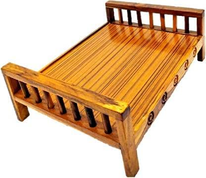 Laddu Gopal Wooden Bed,for Size 4 to 6 no. laddu Gopal, Made up of Sagwan Wood