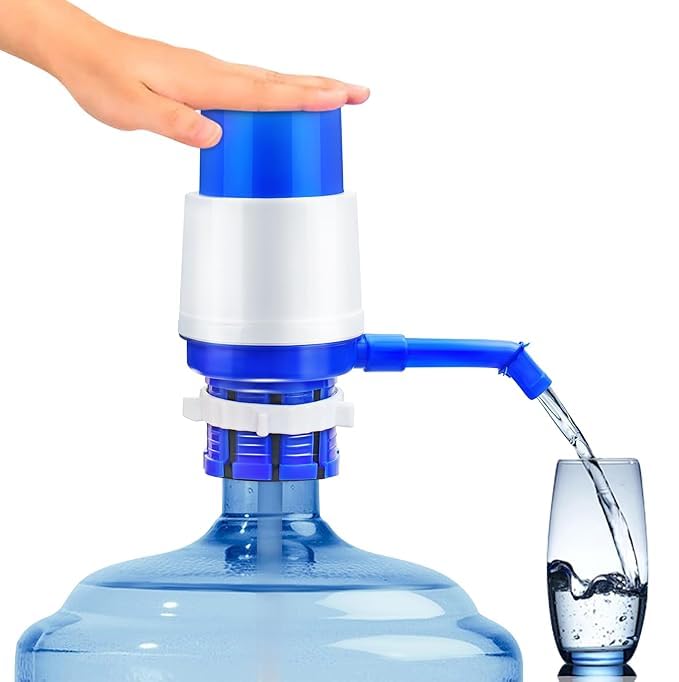 Manual Drinking Water Pump Dispenser for 20 Litre Bottle Hand Press Water Pump with Long Nozzle, Portable Tabletop Water Can Pump for Home, Kitchen, Office and Travel-image-12