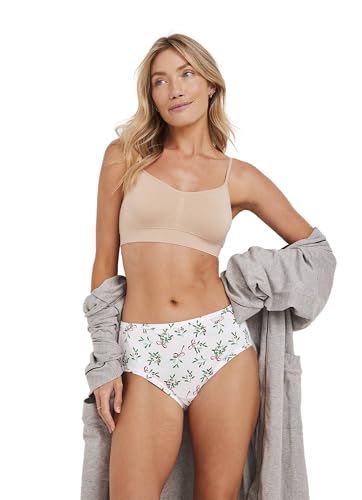 Image of Jockey Women's Underwear Elance Hipster - 3 Pack, Cactus Pine /Small Blizzard Dot /Diamond White Mistletoe, 6