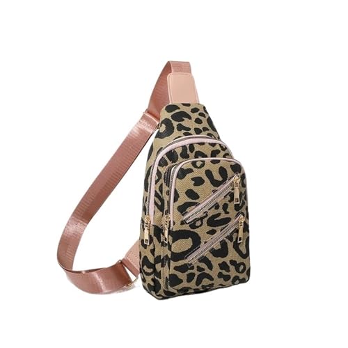 Sac à bandoulière guépard vintage SCRUBY sac de poitrine tendance pour femmes