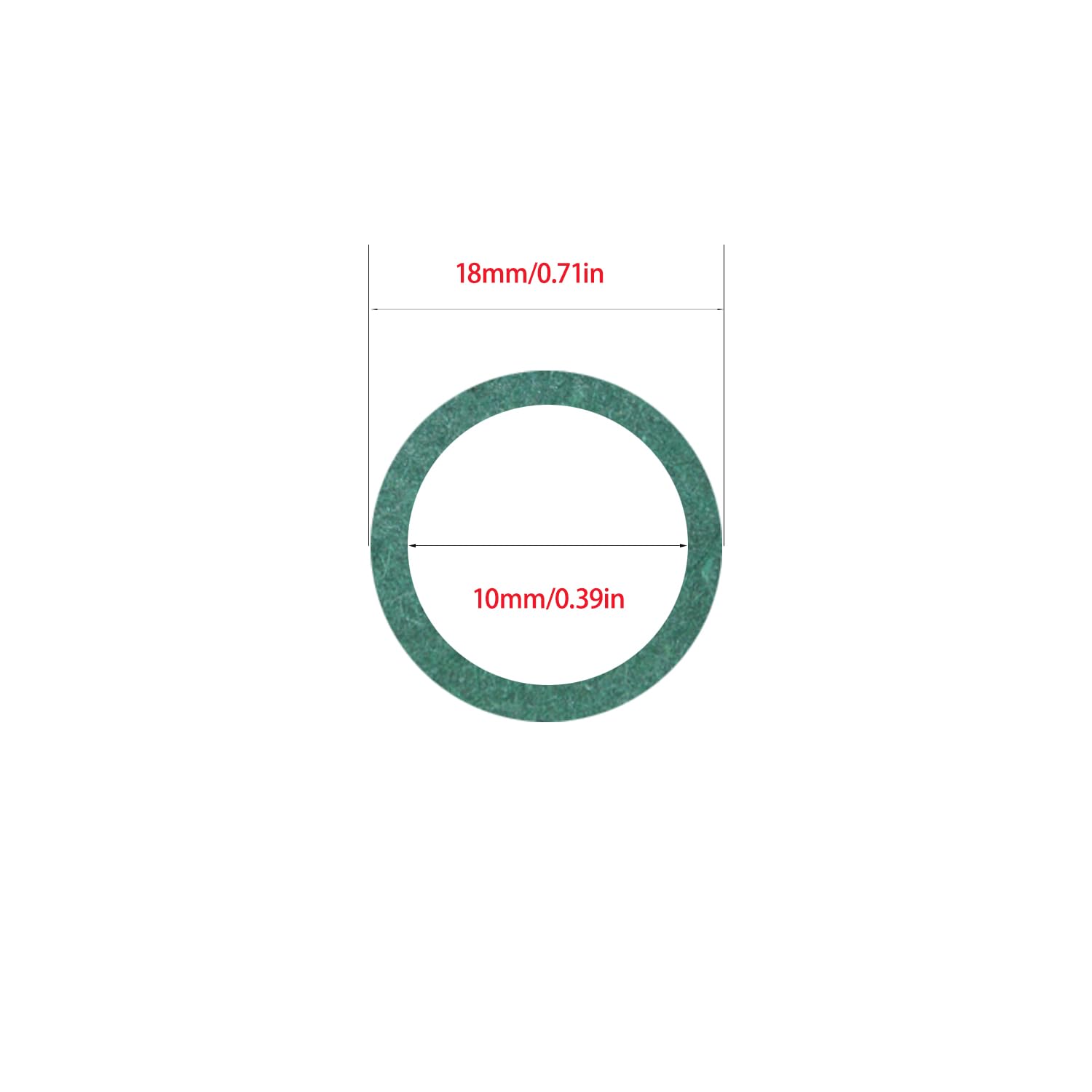 400pcs 18650 Battery Insulator Ring Self-Adhesive Hollow Insulating Cardboard Electrical Insulating Adhesive Paper Gree (Hollow)