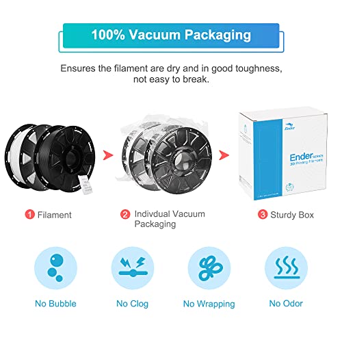 Creality ENDER PLA-WH+BK Official Creality 3D Printer Filament thumb #1