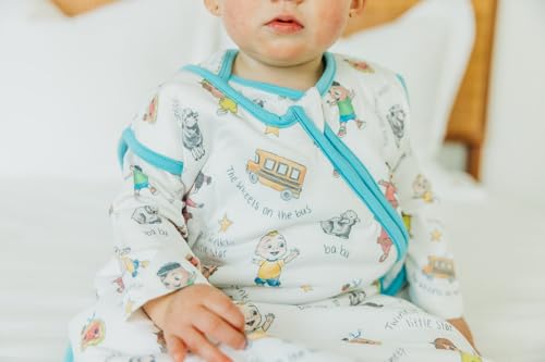 Image of Copper Pearl Baby Sleep Sack, CoComelon Friends - Wearable Blanket for 0-6 Months, Sleeveless Sleep Sack for Baby Boy or Girl
