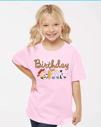 Image of Birthday Girl Shirt I'm The Birthday Girl Tshirt Casual Party Shirts Little Girls B-Day Outfit Tees