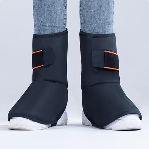 Cubrezapatos impermeables para ciclismo - cubre pies cálidos para invierno, esquí, senderismo, hombres y mujeres, caminar, escalar, ciclismo y mochila miniatura 6