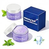 2PCS Teeth Whitening Powder, 100G Tooth Whitener Stain Remover, Removes Years of Tea, Coffee and Wine Stains, Protect Gums, Freshen Breath