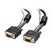 Cable Matters VGA Cable with Audio (SVGA Monitor Cable with 3.5mm Stereo Audio) 15 Feet