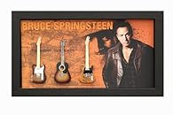 Rock Guitar Miniatures Wonderfully crafted hand made miniature guitars in a shadowbox frame. The shadowbox is a black frame measuring 35 x 20 cm and has an inner depth of 2.5 cm. Shadowbox you can display on the wall or another place