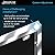 DreamLine Encore 56-60 in. W x 76 in. H Semi-Frameless Bypass Sliding Shower Door in Matte Black and Gray Glass