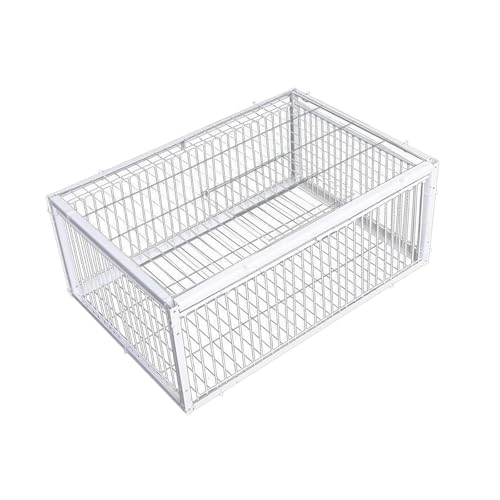 Taubenkäfig, Hühnerkäfig, Einweg Eingang, Ausbruchsicher, Automatischer Taubenfänger, Taubenschlag für Lagerhallen, 4 Eintrag
