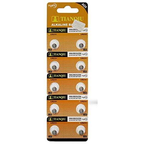 Tianqiu 10PCS Ag0 Lr521 379 Sr521Sw Alkaline Battery Cover