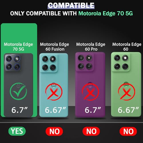Image of TheGiftKart Tough Armor Bumper Back Case Cover for Motorola Moto Edge 70 5G | Ring Holder & Kickstand in-Built | 360 Degree Protection Back Case Cover for Motorola Edge 70 5G (PC & TPU, Black)