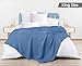 Utopia Bedding Wedgewood 100% Cotton Waffle Blanket 300 GSM [King - 90x108 Inch] Soft Lightweight Breathable Bed Blanket for All Season