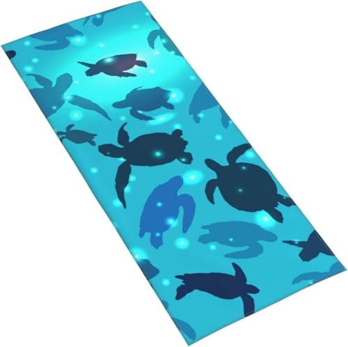 フェイスタオル 世界ウミガメデー 5月23日 マイクロファイバー タオル 柔らか 肌に優しい 肌触りが良い ふわふわ 髪に優しい 通気 かわいい 抗菌防臭加工 瞬間吸水 速乾 耐久性 薄手 毛羽落ち少ない 業務用タオル