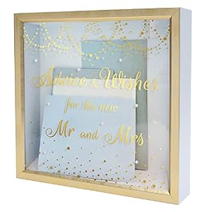 Mimosa Moments Gold Strass Kartenbox Hochzeit
