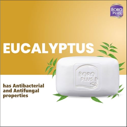 Image of Boroplus Antiseptic And Moisturising Bathing Soap With Neem, Eucalyptus And Honey | 99.9% Germ And Virus Protection | For Smooth, Soft & Nourished Skin, 125G (Pack Of 6)