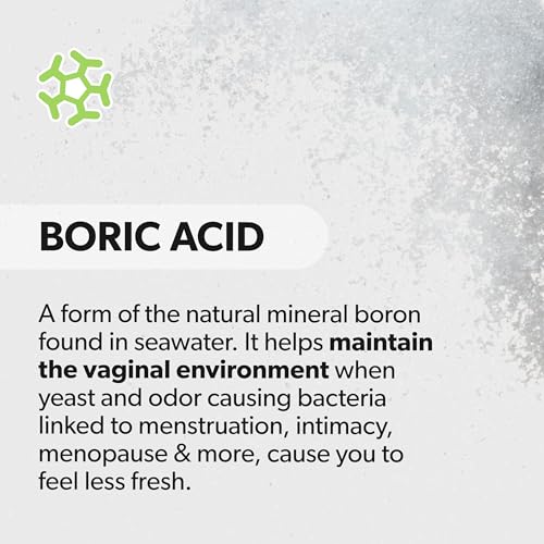 Image of AZO Boric Acid Vaginal Suppositories for Women, Helps Support Odor Control with Clinically Studied Boric Acid, Non-GMO, 30 Count