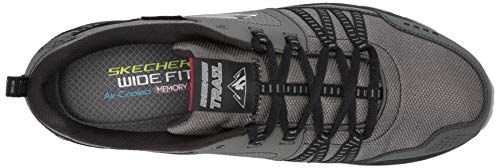 Skechers Men's Escape Plan Trainers, Grey Charcoal Black, 8.5 UK