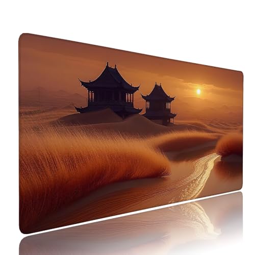 Tapis de souris bureau jaune pour un setup de travail chaleureux