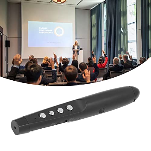 Wireless Laser Pointer Multifuncional Apresentações Remotas 4 Teclas Apresentação Clicker Controle R