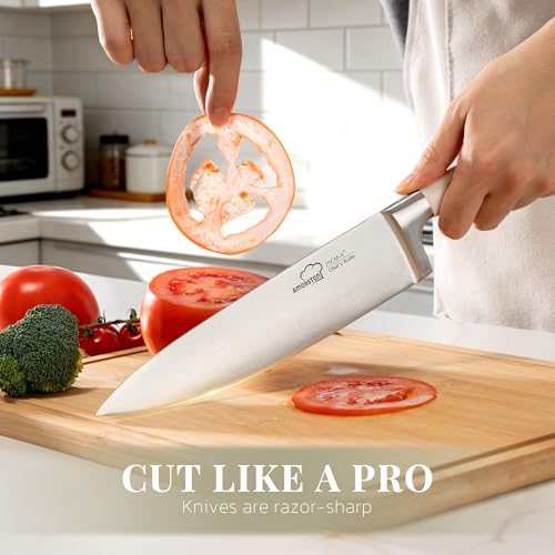 14-Piece Kitchen Knife Set with Block - image 4