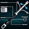 SUPRUS Lighter Rechargeable USB Lighter Arc Electric Lighetrs with Safety Switch 360° Flexible Neck Flameless Grill Long… - Image 3
