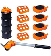 Heavy Duty Furniture Lifter 4 Appliance Roller Sliders with 660 lbs Load Capacity Wheels + Adjust...