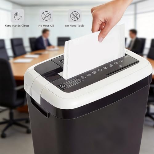 EUYKQNOI Ölpapier für Aktenvernichter, 10er Pack ölgetränkte Schmiermittelblätter für DIN A4 Einschub, Wartungsblätter zur Pflege und Leistungssteigerung von Schneidwerken