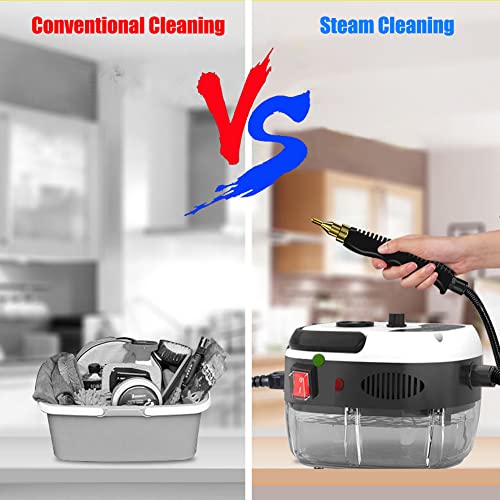 BAUSATZ Steam Cleaner for Home Use Handheld Steamer for Car Detailing Portable Steamer for Cleaning Hand Held Steamer 2500W (British Regulations) - Image 6