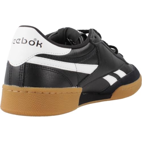 Reebok Baskets Club C Revenge Vintage pour Homme, Noir et Blanc - Black White Gum, 45 EU