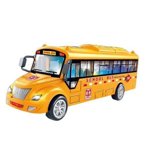 Image of DEOXY Double Decker Toys for Kids Diecast Metal Alloy London Bus Light & Music Open Door Collection Toys for Boy Kids, Black
