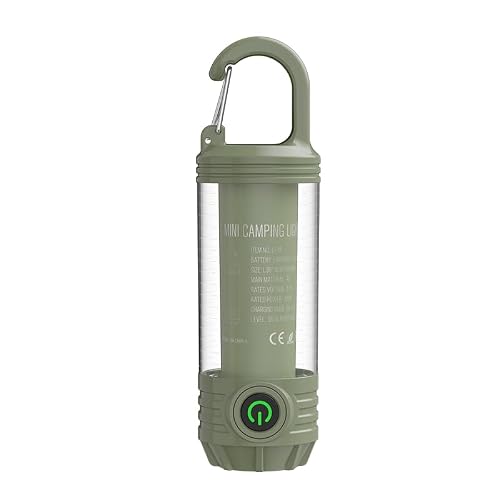 5.1in Portable Waterproof Hook Multifunctional Outdoor Camping Light with Three