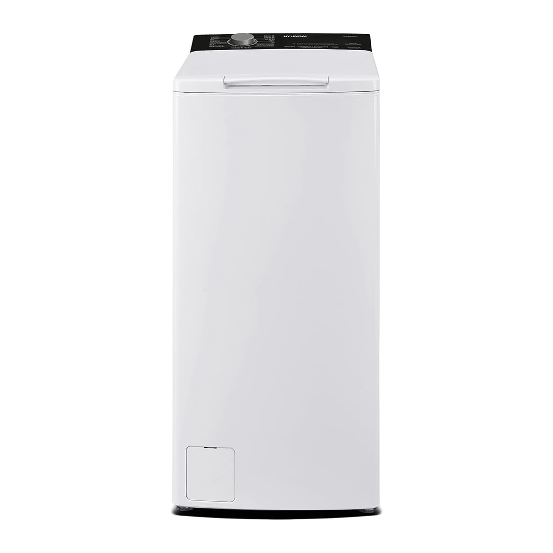 Hyundai Washing Machine 6 kg Top Load White HLCS6200C. 2100W, 1200rpm, 16 Programs, Stop&Go Function, Energy Efficiency Class C