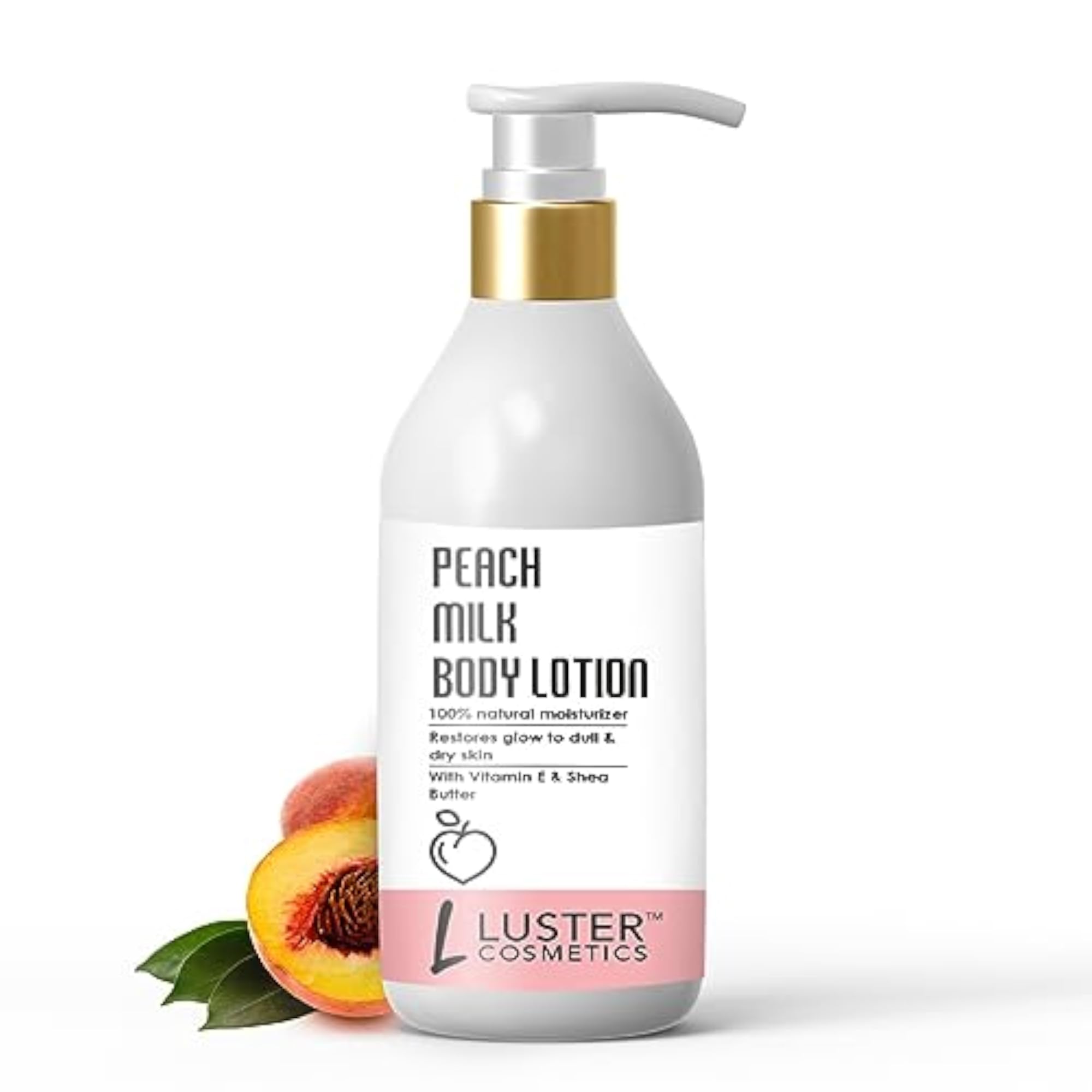Peach Milk Body Lotion with Vitamin E & Shea Butter