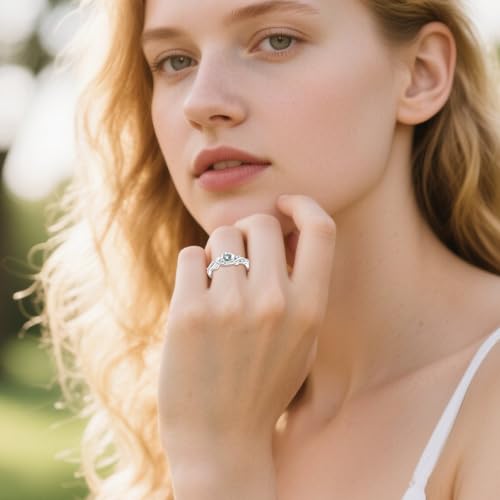 Lotus Ring 925 Sterling Silver Moss Agate Unique Leaf Shaped Ring For Women Lotus Promise Ring Jewelry Gifts2