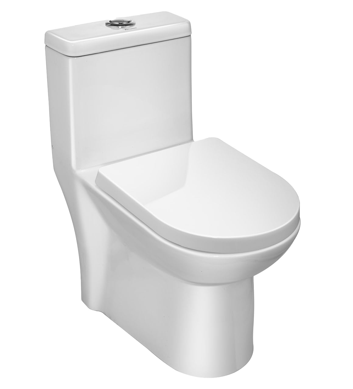 Parryware MARVEL Rimless One-Piece Western Commode | One-piece commode with siphonic flushing system/S-Trap 220 mm (640 x 345 x 700) mm | Floorstanding dual flush water closets | C8938-image-44