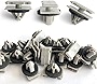 20pcs Rocker Molding Clip Compatible with Jeep Grand Cherokee Compass 68172491AA 68271803AA 68395627AA GM 11571175 19352782