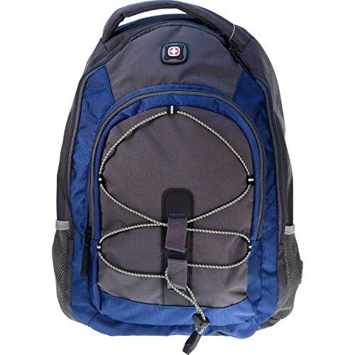 SwissGearMars 16" Blue Notebook Computer Laptop Backpack (Blue/Grey)