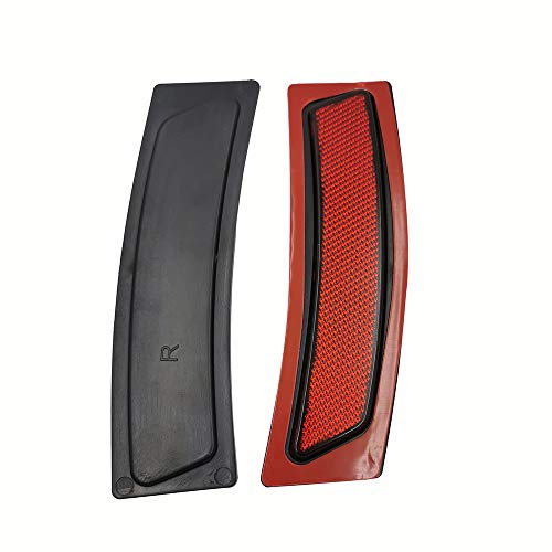 Image of Front Bumper Reflector Side Marker Lights For BMW F30 3 Series F32 F33 F36 4-Series (Red Lens)