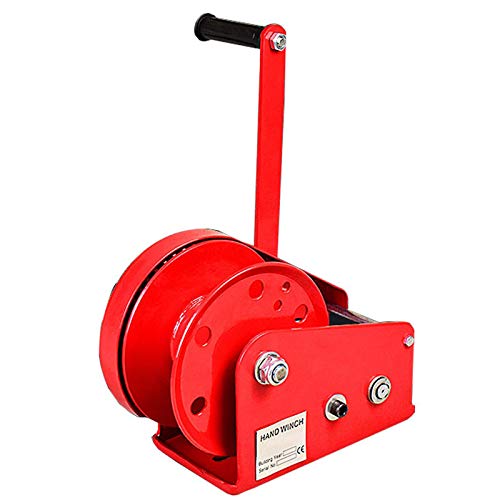 Winche manual con cable y gancho de seguridad 1800lbs miniatura 1