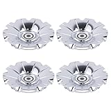 MOTOKU 4 Pcs Chrome Wheel Rim Center Hub Cap Cover for Chrysler 300 2007-2010 with 18x7 Chrome Clad Wheels