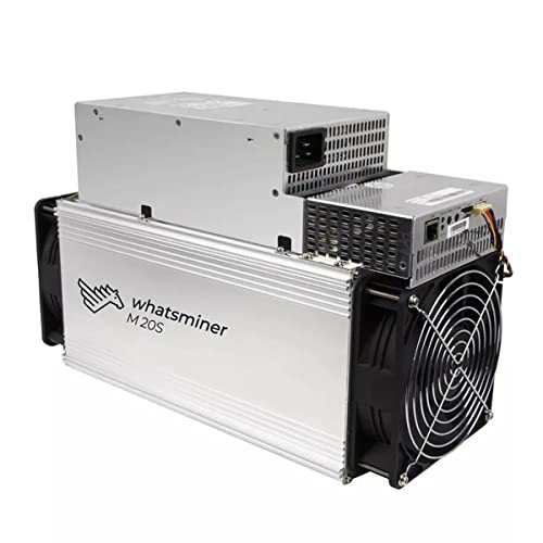 Whatsminer M20S 65Th/s BTC Miner, SHA256 ASIC Bitcoin Miner, Bitcoin Mining Machine, BTC BCH LCC Miner, Litecoin Miner