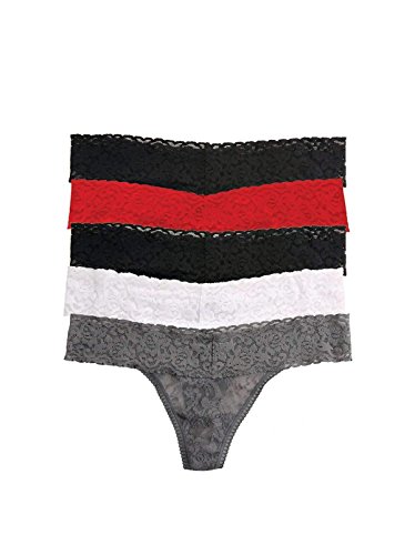 String taille basse Felina en dentelle extensible, lot de 5 anti-marques sous les vêtements
