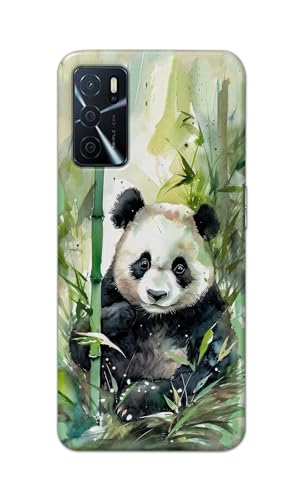 Image of Printed Hard Back Cover for Oppo A16 Back Cover (Panda -J1) -190724(EA)