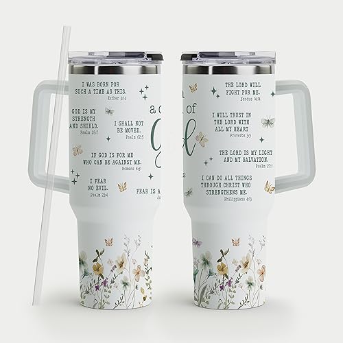 Christian Tumbler - Gifts for Christian Women - Bible Emergency Tumber - Motivational Coffee Tumbler...